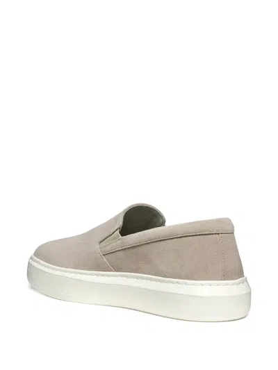Geox Deiven Suede Slip-on Trainers In Brown