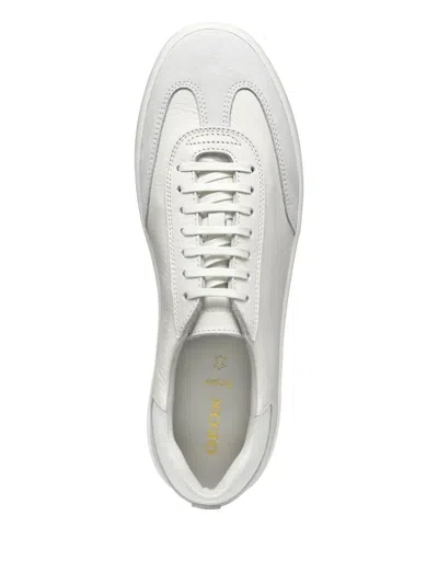Geox Regio Leather Sneakers In White