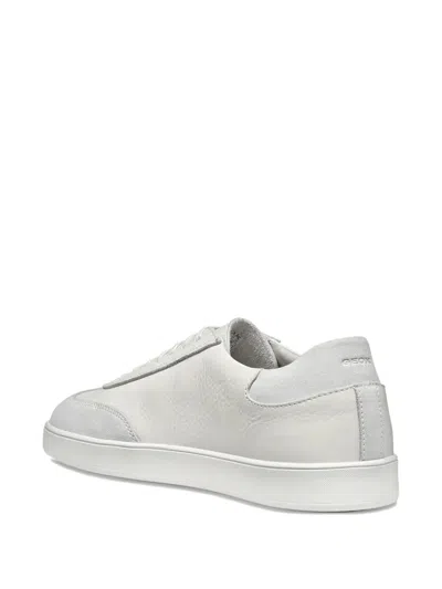 Geox Regio Leather Sneakers In White