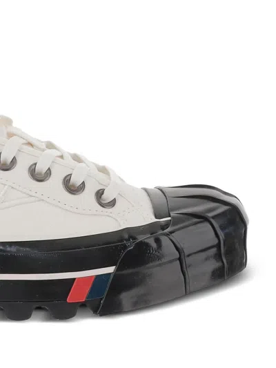 Pro-keds Rubber Toe-cap Sneakers In White