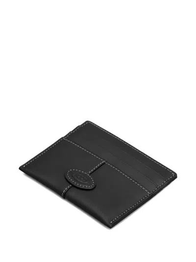 Tod's Piccolo Leather Card Holder In Black