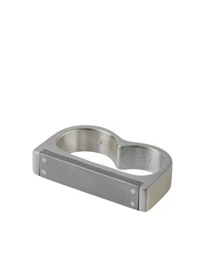 Parts Of Four Plate Double Ring In Metallic