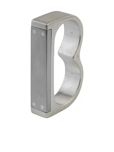 Parts Of Four Plate Double Ring In Metallic