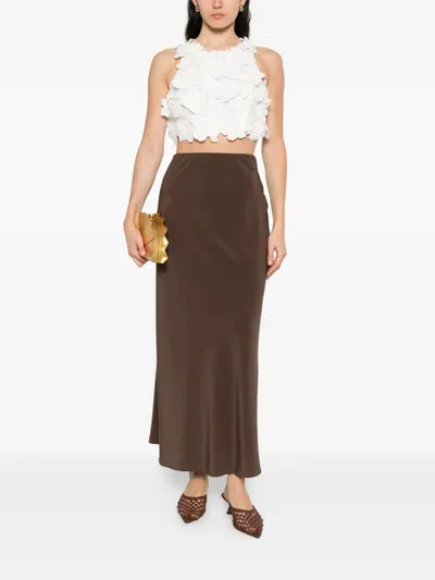 Aje Splendour Top In White
