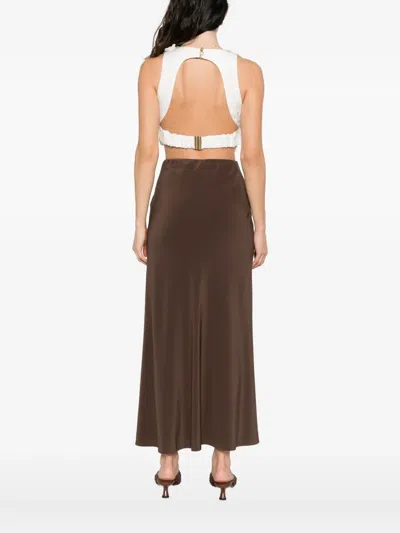 Aje Splendour Top In White