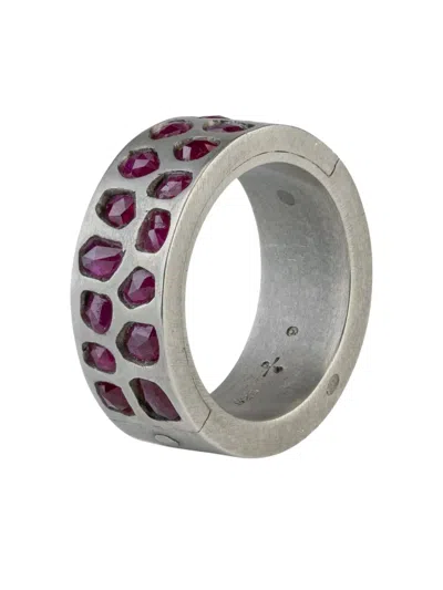 Parts Of Four Sistema Ruby Ring In Metallic