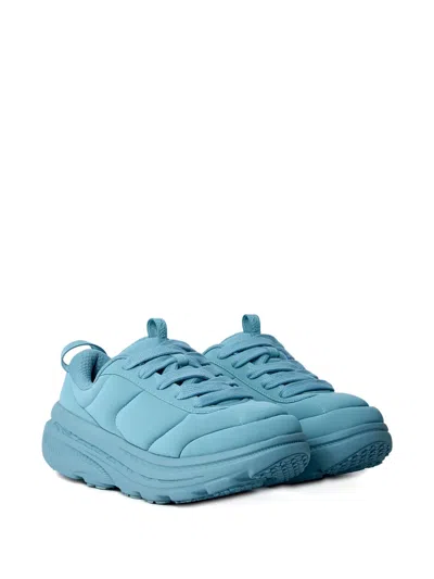 Hoka Bondi Padded Lace-up Sneakers In Blue