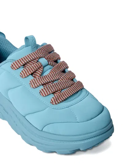 Hoka Bondi Padded Lace-up Sneakers In Blue
