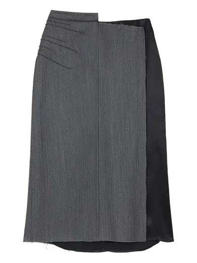 Ports 1961 Pencil Midi Skirt In Gray