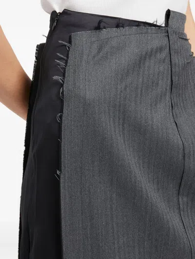 Ports 1961 Pencil Midi Skirt In Gray