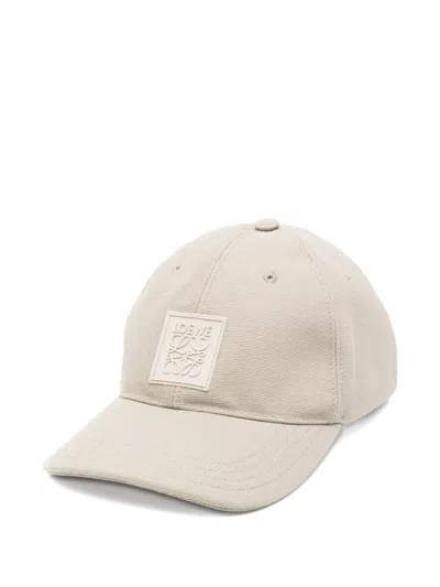 Loewe Logo-patch Baseball Cap In Neutral