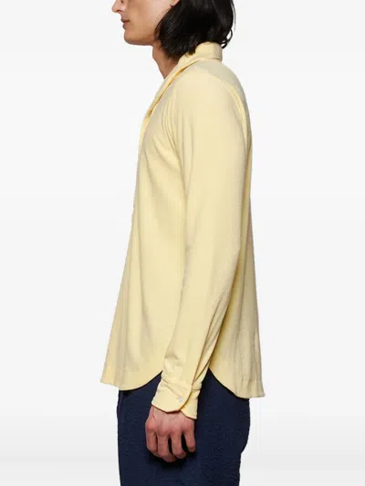 Doppiaa Long-sleeve Polo Shirt In Green
