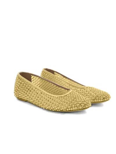 Genny Crystal-embellished Ballet Flats