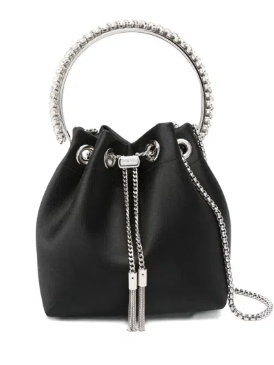 Jimmy Choo Bon Bon Crystal-embellished Drawstring Bag