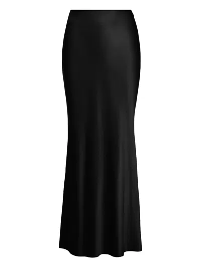 The Sei Bias-cut Midi Skirt In Black