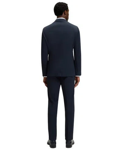 Hugo Boss Boss By  Men's Water-repellent Packable Slim-fit Blazer In Blue