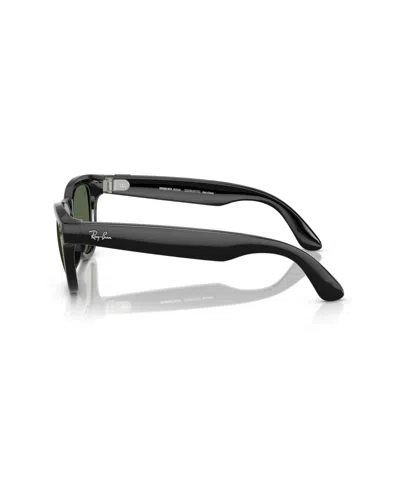 Ray Ban Unisex Ai Meta Skyler Sunglasses, Rw4010 In Green