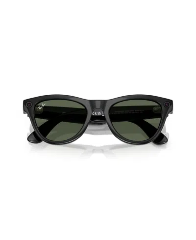 Ray Ban Unisex Ai Meta Skyler Sunglasses, Rw4010 In Green