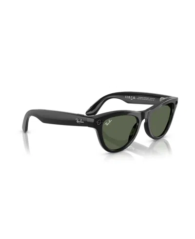 Ray Ban Unisex Ai Meta Skyler Sunglasses, Rw4010 In Green