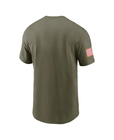 Nike Men's Olive Ohio State Buckeyes 2024 Military Appreciation Performance T-shirt In Green