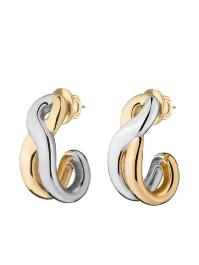 Demarson New York Odell Twisted Hoop Earrings