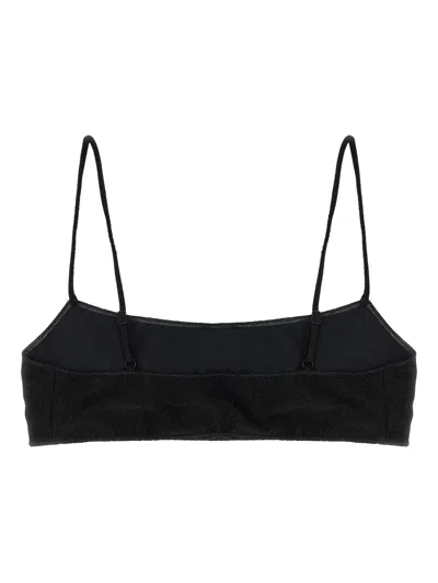Mc2 Saint Barth Bandeau-style Bikini Top In Black