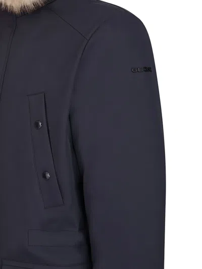 Geox Norwolk Hooded Jacket In Blue