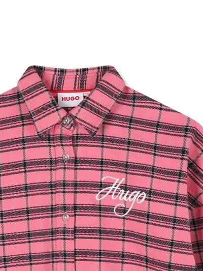 Hugo Boss Hemd Mit Karomuster In Pink
