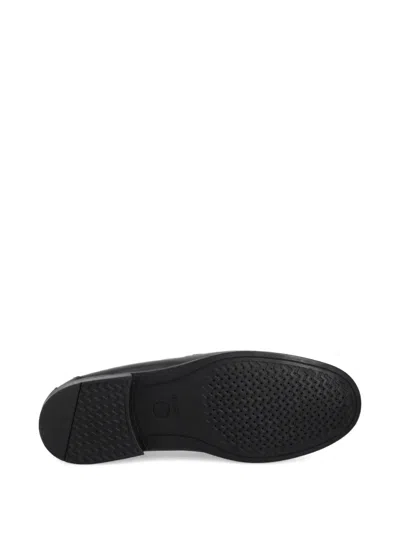 Geox New Damon Leather Loafers In Black