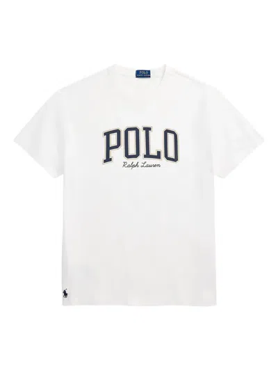Polo Ralph Lauren Logo-print Short-sleeved T-shirt In White