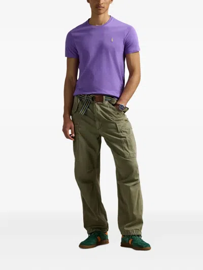 Polo Ralph Lauren T-shirt Aus Baumwolle In Purple