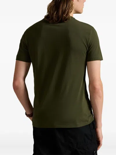 Polo Ralph Lauren Lauren T-shirt Mit Logo-stickerei In Green
