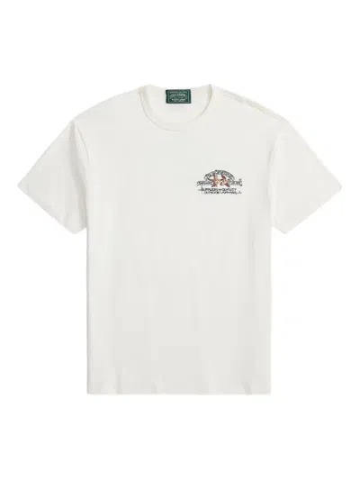 Polo Ralph Lauren T-shirt Mit Stickerei In White