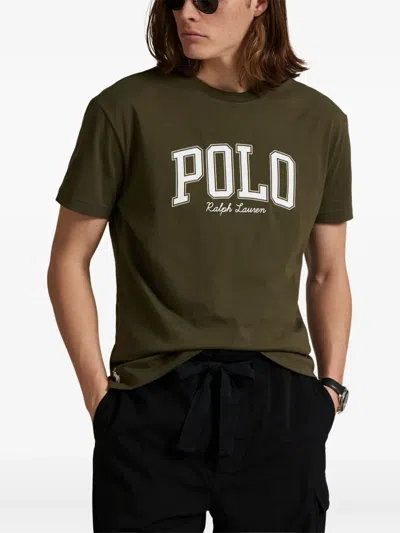 Polo Ralph Lauren T-shirt Mit Logo-print In Green