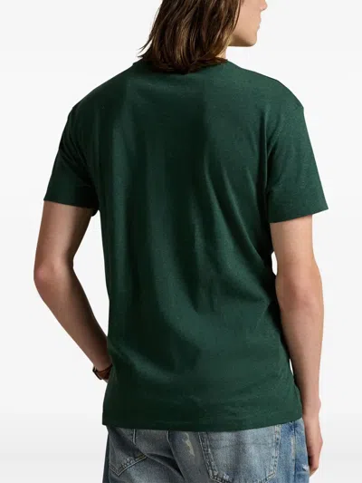 Polo Ralph Lauren T-shirt Mit Aufgesetzter Tasche In Green