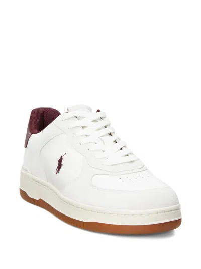 Polo Ralph Lauren Master Court Sneakers In White