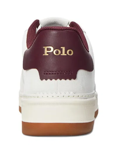 Polo Ralph Lauren Master Court Sneakers In White