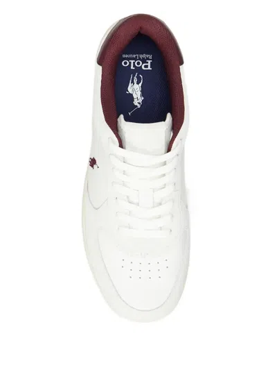 Polo Ralph Lauren Master Court Sneakers In White
