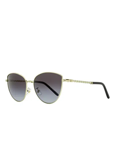 Tory Burch Twisted Cat-eye Sunglasses In Brown