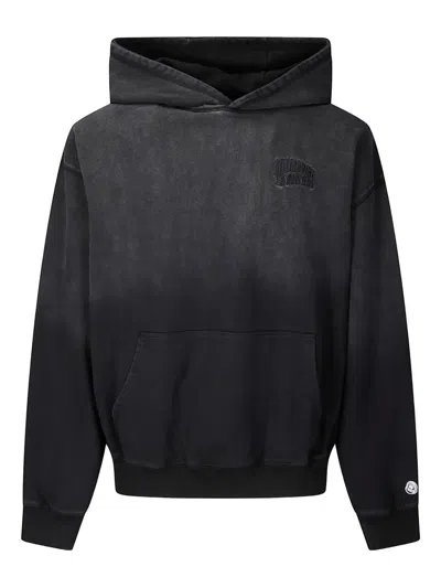Billionaire Boys Club Mens Black Oversized Arch Logo Popover Cotton-jersey Hoody Xl In Black