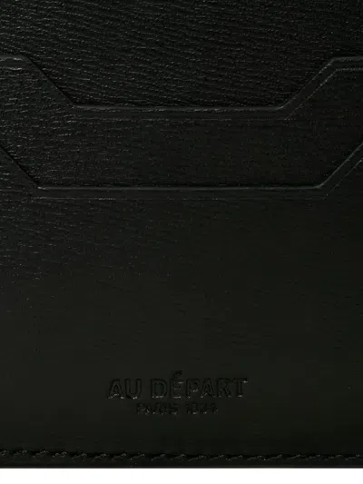 Au Depart Geometric-pattern Wallet In Brown