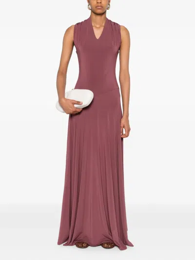 Tove Vina Maxi Dress In Burgundy