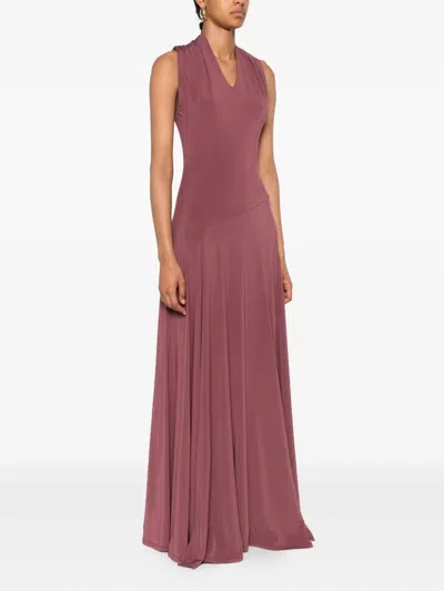 Tove Vina Maxi Dress In Burgundy
