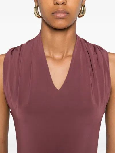 Tove Vina Maxi Dress In Burgundy