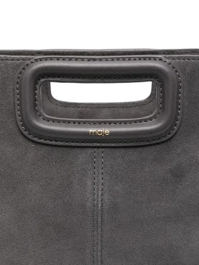 Maje M Fringed Suede Cross Body Bag