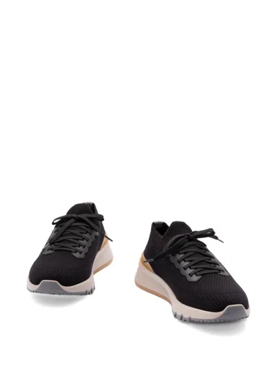 Brunello Cucinelli Lace-up Sneakers In Black