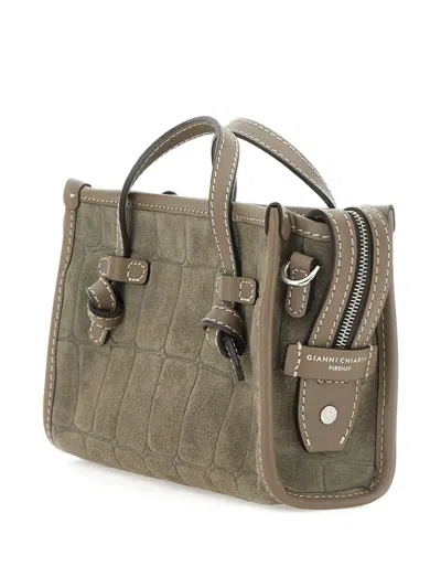 Marcella Club Marcella Joy Crocodile-effect Knotted Tote Bag
