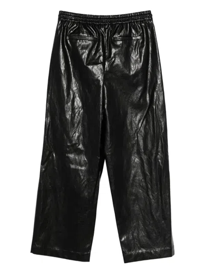Michael Kors Elasticated-waist Trousers In Black