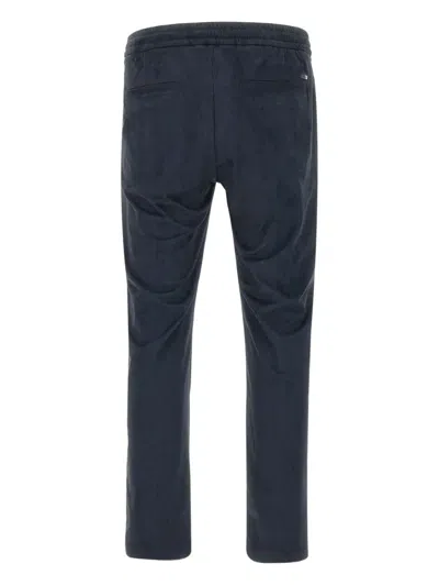 Herno Pleated-detail Trousers In Blue