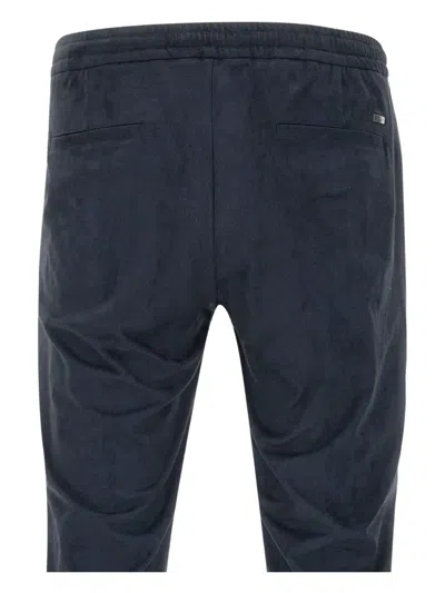 Herno Pleated-detail Trousers In Blue